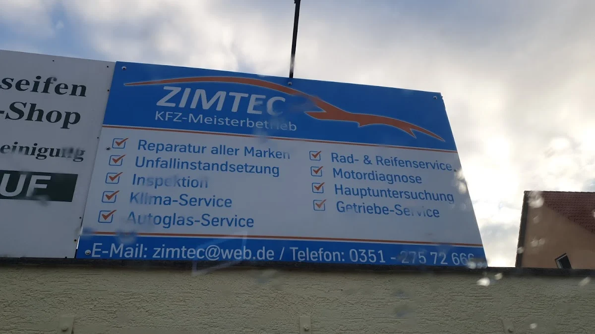 KFZ-Werkstätten Zimtec KFZ-Meisterbetrieb Inh. Max Unger Dresden